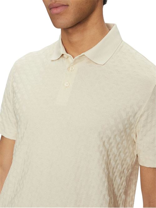 Polo avorio in cotone Hugo Boss | 50537132131